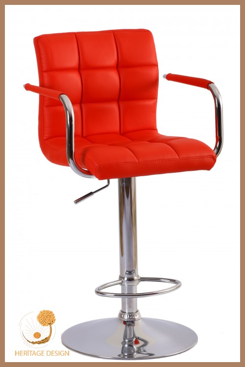 Bar Sandalyeleri Kırmızı