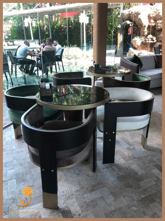 AHŞAP CAFE BERJER MODELLERİ - BERJER KOLTUK MODELLERİ